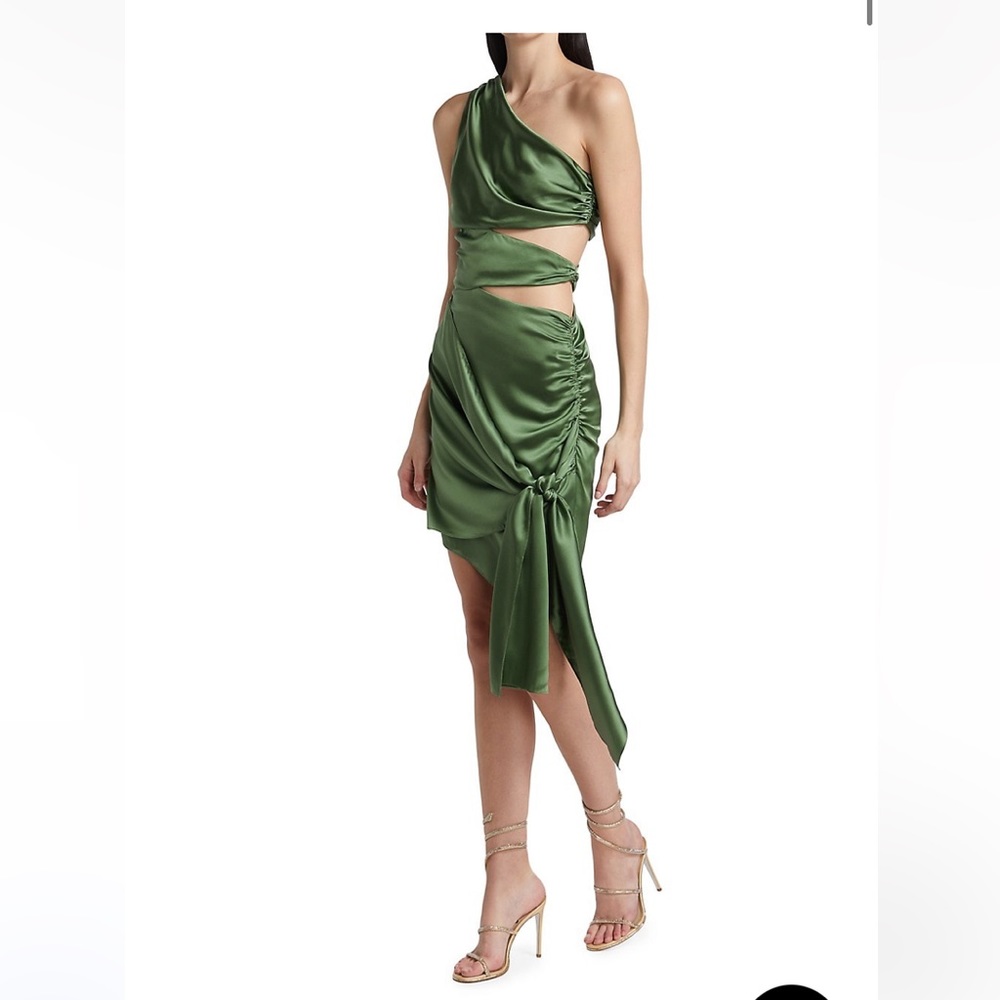 Cinq a sept green dress